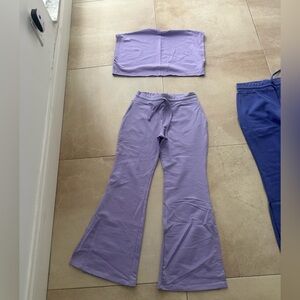 Lavender Wide-Leg Pants